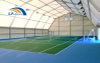 Tienda de techo de cancha de baloncesto modular: perfecta para partidos emergentes y asientos de audiencia