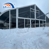 Tienda de piscina al aire libre LP - Protección elegante con luz natural y flujo de aire