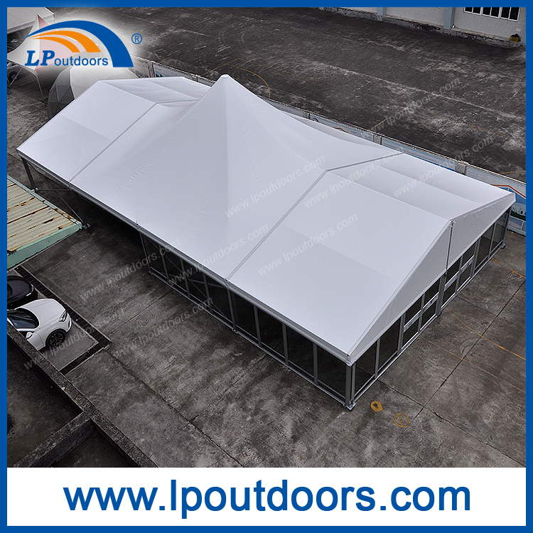 Carpa mixta de lujo con estructura de aluminio para exteriores, para eventos de fiesta