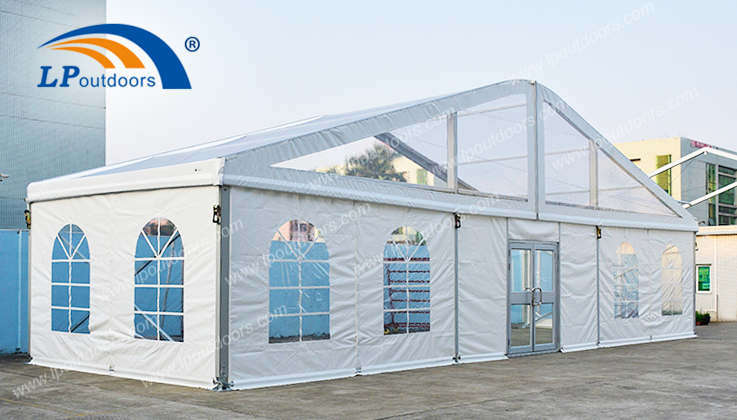 Tienda arcum medio de 15 m