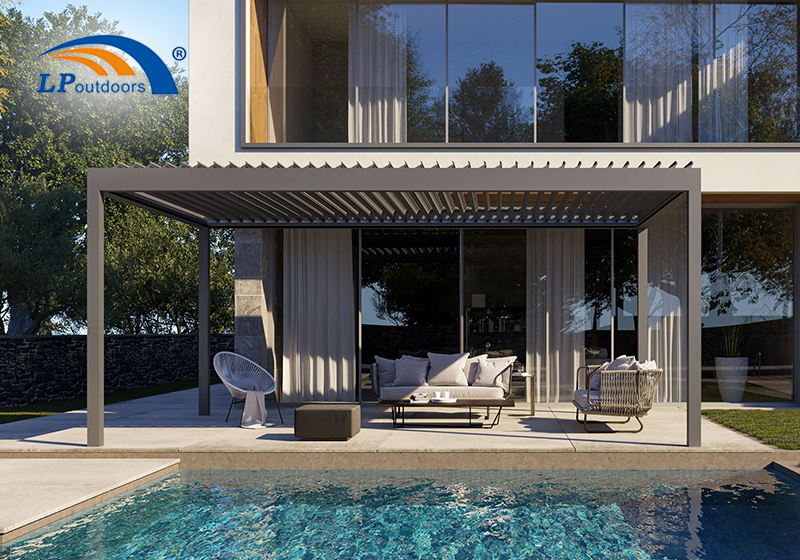 pérgola del patio trasero