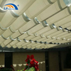 Pérgola retráctil comercial de HDPE para terrazas de hostelería