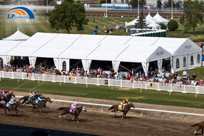 Corte de caballos impermeable de aluminio de 20 m Span para el evento de competencia ecuestre al aire libre