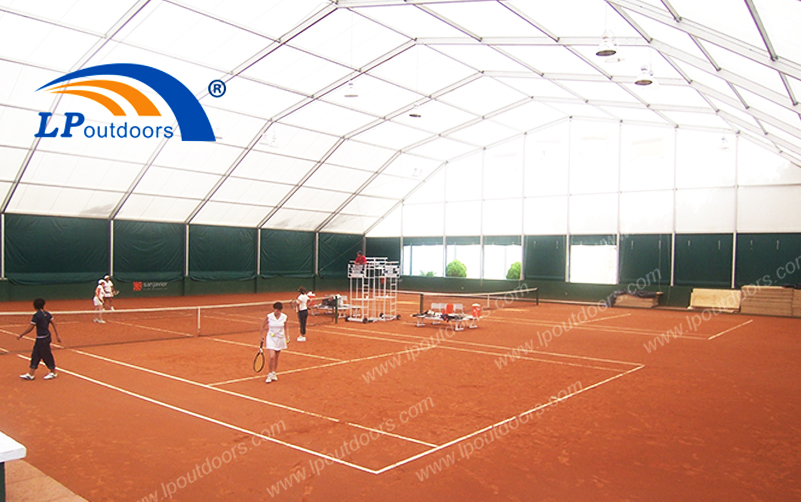 Tienda de deportes de aluminio de alta calidad del polígono del marco para la pista de tenis temporal al aire libre