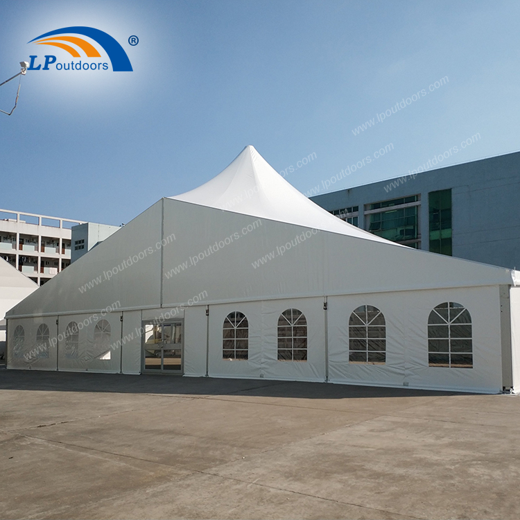 Carpa de marquesina mixta de lujo con marco de aluminio para exteriores para eventos de fiesta