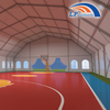 Tienda de techo de cancha de baloncesto modular: perfecta para partidos emergentes y asientos de audiencia