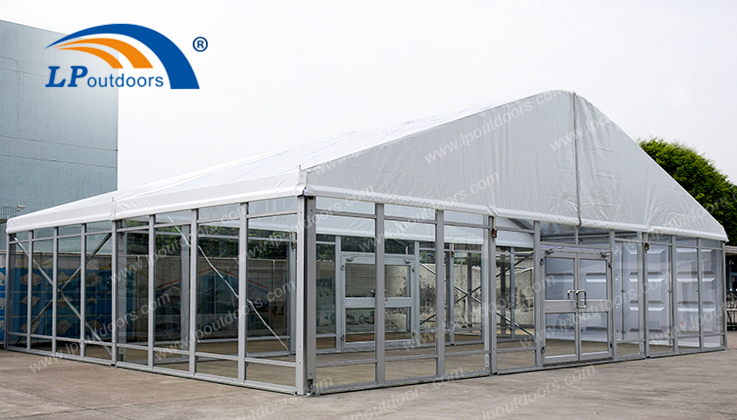 Carpa de arco medio de 12 m