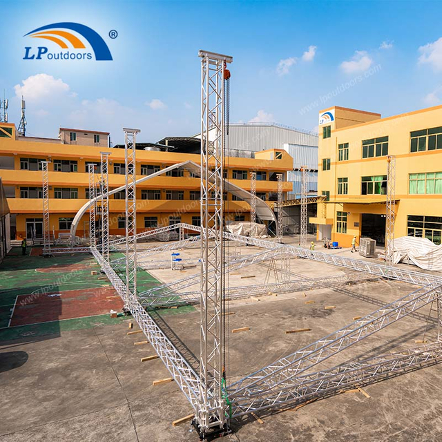 Braguero de estructura de aluminio al aire libre de alta calidad de fábrica para escenario de concierto
